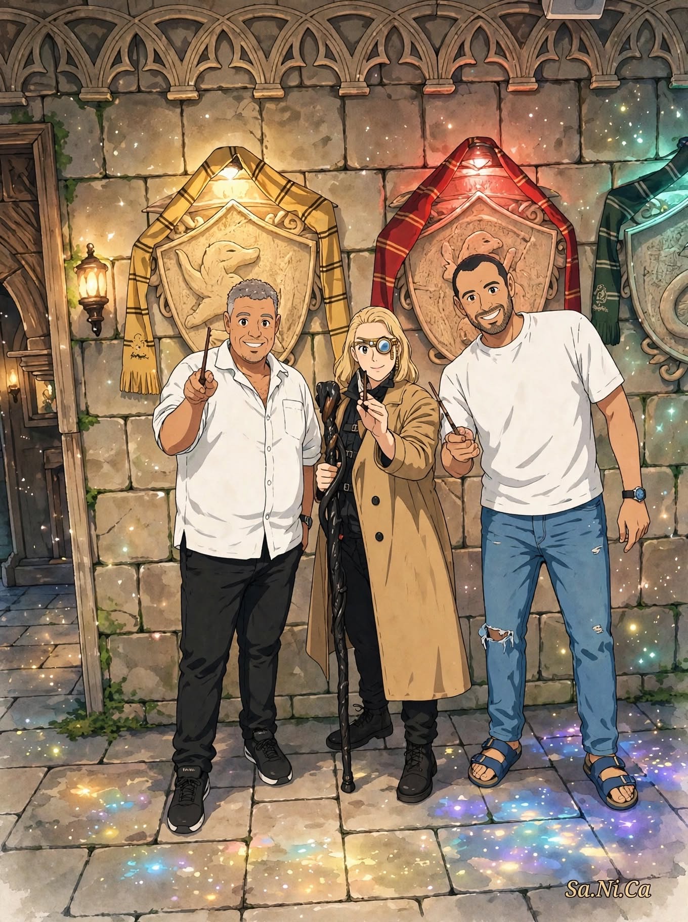 Illustrazione del team Sa.Ni.Ca. — I Creatori del Verde